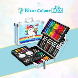 Premium Multi-Tier Aluminum Carrying Case & Mixed Media Art Set