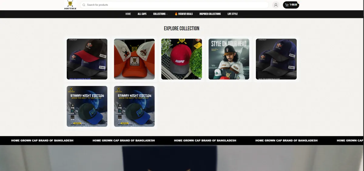 Hattrix Ecommerce Store