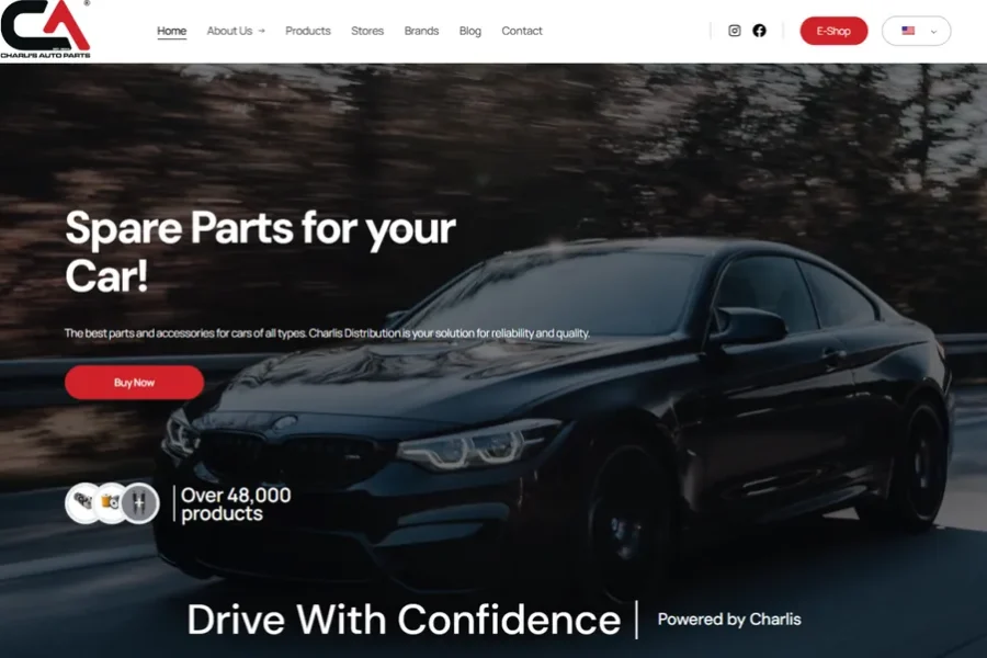 Charlis Distribution — Business Website